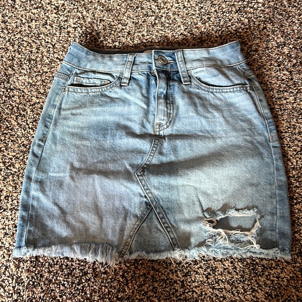 SO Jean Mini Skirt